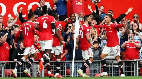 Cristiano Ronaldo alentó a sus compañeros en su debut