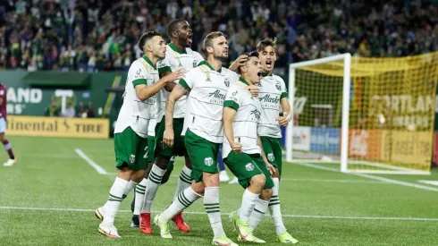 Felipe Mora anota su gol número 10 en esta temporada de la MLS con la camiseta del Portland Timbers| Foto: @TimbersFC