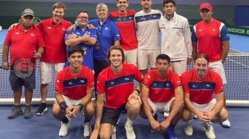 El equipo chileno completo en Eslovaquia