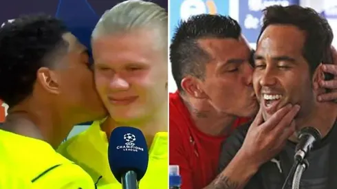 Los cracks del Dortmund revivieron el icónico beso entre el Pitbull Medel y el capitán de La Roja.
