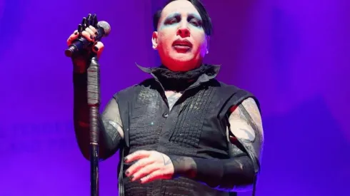 Marilyn Manson cuando aún se podía subir a los escenarios.