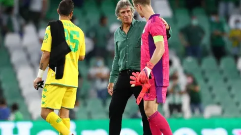 Pellegrini quedó orgulloso por la victoria del Betis en Europa League.