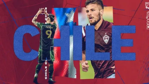 Desde la MLS saludan a Chile por las Fiestas Patrias con dos representantes nacionales: Felipe Mora y Diego Rubio: Foto: @MLSes