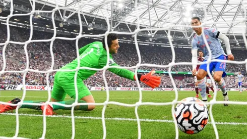 Cristiano Ronaldo y su gol ante West Ham: cuatro tantos en tres partidos con Manchester United.