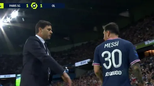 Messi se enojó con Pochettino tras ser sustituido