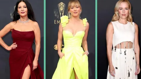 Catherine Zeta-Jones, Kayley Cuoco y Gillian Anderson fueron parte de las celebridades presentes en la premiación de los Emmy 2021.