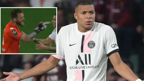 Alexandre Oukidja fue a buscar a Mbappé para recriminarlo