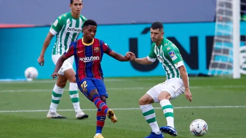 Ansu Fati no juega desde el 7 de noviembre de 2020 ante el Betis de Manuel Pellegrini.