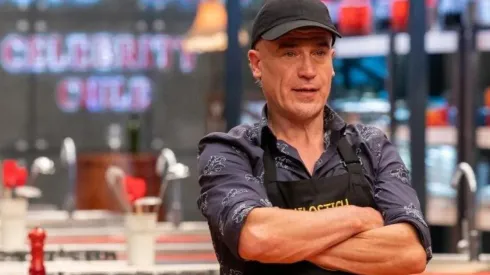 Julio Milostich de vuelta en el set de Masterchef Celebrity.