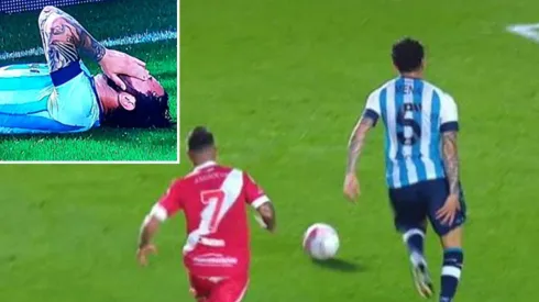 Keno Mena salió lesionado en partido de Racing