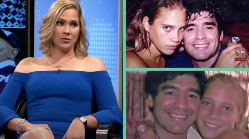 Mavys Álvarez, la novia cubana de Diego Maradona, en el estudio de América Noticias, de América Tevé.