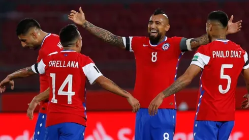 Arturo Vidal vive la nueva ficha triple, donde está suspendido para el primer duelo ante Perú por Eliminatorias. Foto: Agencia Uno