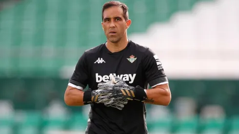 Claudio Bravo fue suplente en el último partido del Real Betis.