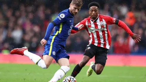 Timo Werner anotó su primer gol en la Premier League esta temporada