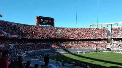 Aparentemente el Estadio Monumental tenía más de un 50% de aforo