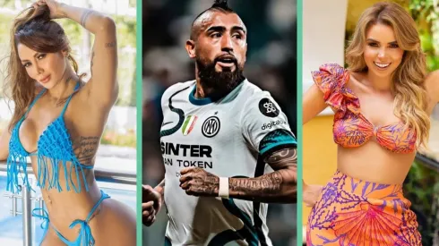 Sonia Isaza, Arturo Vidal y Daniella Durán.