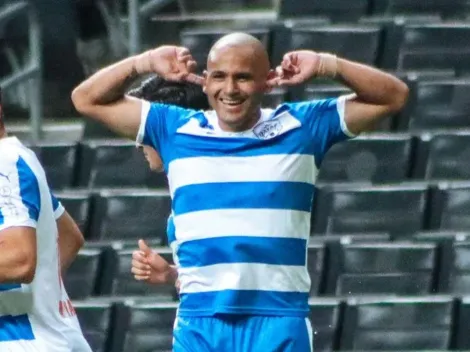 Chupete Suazo se emociona tras su primer gol en México