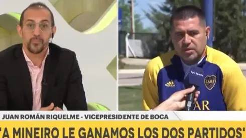 Román Riquelme tuvo un duro round con José Chatruc