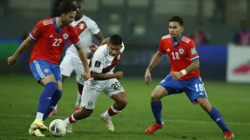 Chile en su derrota ante Perú en Lima.
