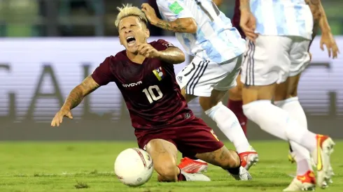 Yeferson Soteldo fue dado de baja de la selección de Venezuela antes del duelo ante Chile el jueves por Eliminatorias para Qatar 2022