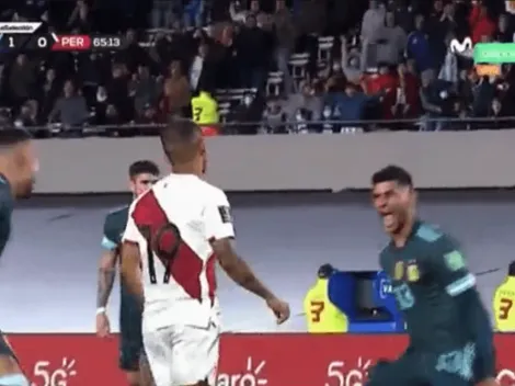 Otamendi y Romero celebran en la cara de Yotún su fallo