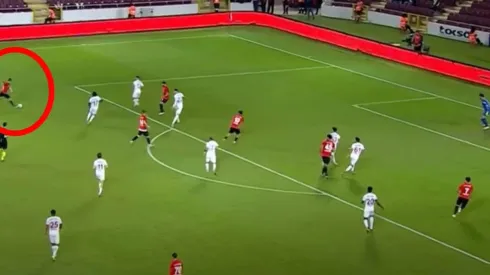 Ángelo Sagal marcó con un trallazo desde fuera del área