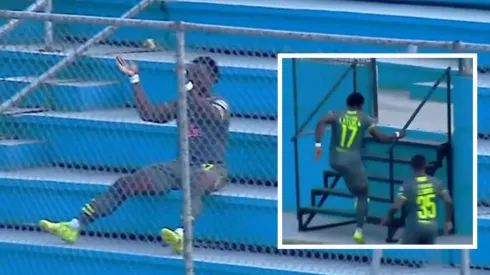 Ordóñez aplaudiéndose a él mismo en las gradas