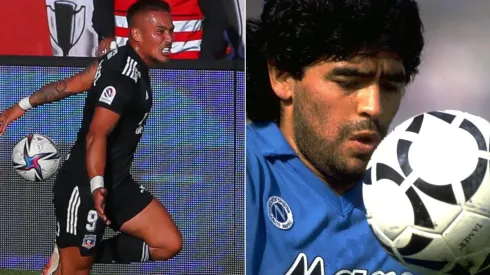 Parraguez contó que le pusieron "Parradona" y Diego falleció a la semana, lo que le valió el columpio en Colo Colo.