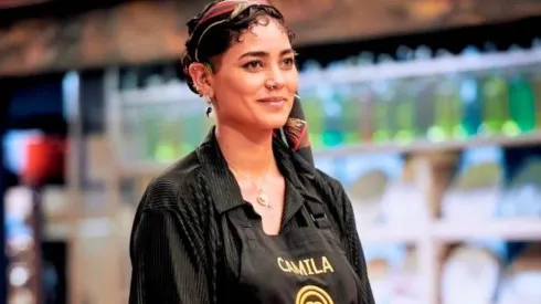 Camila Recabarren en los últimos momentos que tuvo en Masterchef Celebrity.