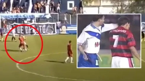 Zandoná y Edmundo protagonizaron una escena similar en 1995