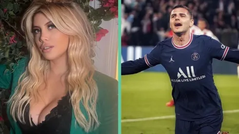 Wanda Nara y Mauro Icardi.