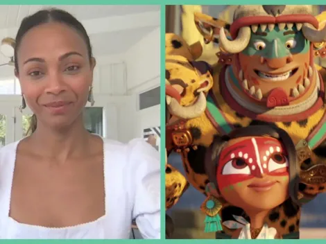 Zoe Saldaña resalta la importancia de la representación latina en Maya y los Tres