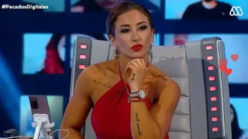 La modelo estuvo presente en Pecados Digitales.