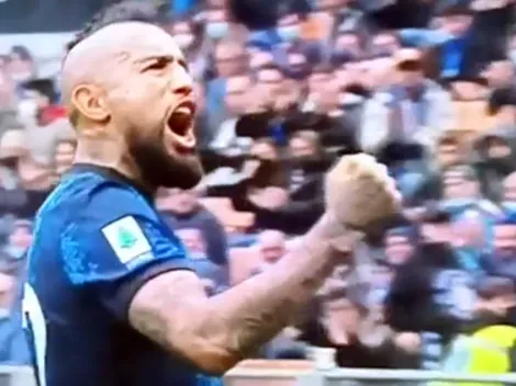 El Rey Arturo es ovacionado y responde con efusivo "vamos" en Inter