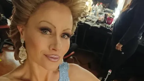 Amaya Forch en los camarines de The Covers.