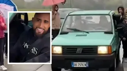 Arturo Vidal paseó con su nueva joyita en Como