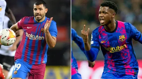 El Diez de Barcelona mandó ánimo al Kun en medio de sus problemas de salud.