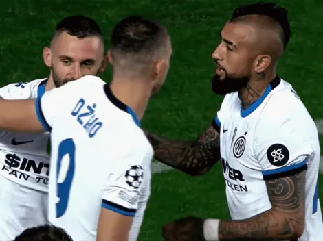 Guerrero: jugadón y asistencia de Vidal en golazo del Inter al Sheriff