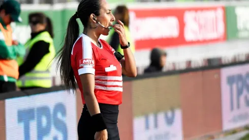 Cindy Nahuelcoy sorprendida por el cariño de los hinchas