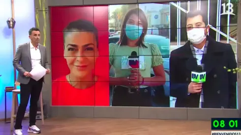 Tonka Tomicic de manera remota para Bienvenidos.