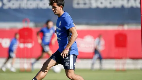 Ignacio Saavedra entrenando en la Roja