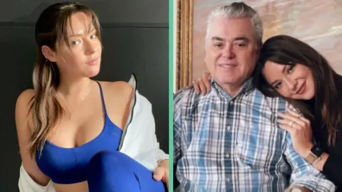 Kel Calderón y su padre Hernán Calderón Salinas.