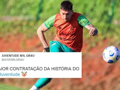 Hinchas de Juventude trapean el piso con Nico Castillo