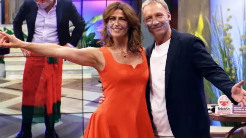 Tonka Tomicic y Martín Cárcamo en el final de Bienvenidos.