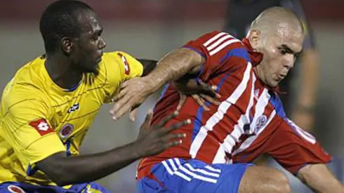 Cristián Bogado con la camiseta de la selección paraguaya