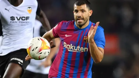 Sergio Agüero sólo registra cinco partidos y un gol desde su llegada al Barcelona de España