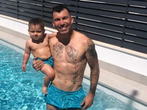 Gary Medel preocupado por la salud de su pequeño hijo