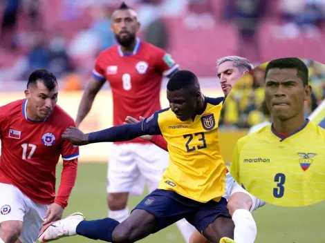 Emblema de Ecuador calienta el partido con la Roja