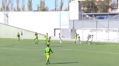 El canterano merengue se lució con un lujito ante Aluche.