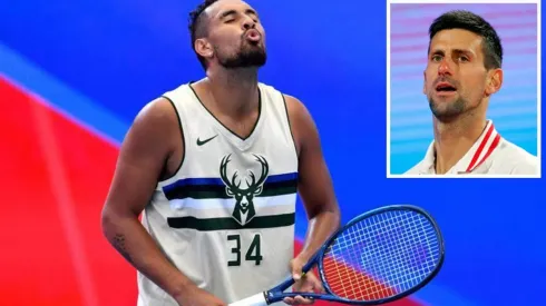 Kyrgios bromeó una vez más con Djokovic